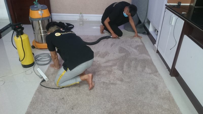 Dịch vụ giặt thảm tại Quận Hoàng Mai