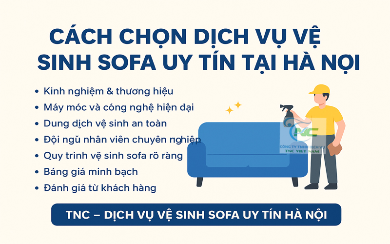 dịch vụ vệ sinh sofa uy tín tại Hà Nội