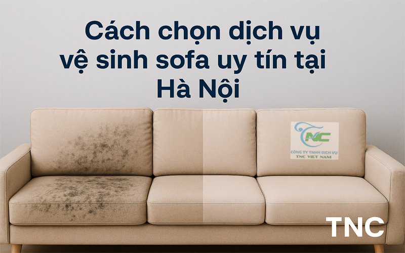 cách chọn dịch vụ vệ sinh sofa uy tín tại Hà Nội