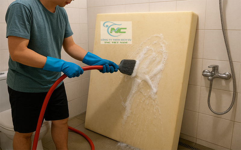 Cách Giặt Đệm Xốp tại nhà
