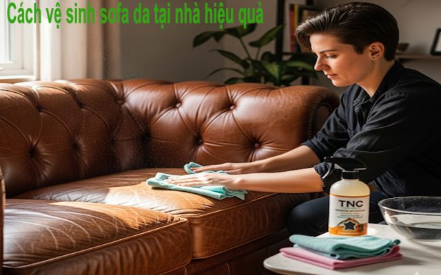 Cách vệ sinh sofa da tại nhà hiệu quả