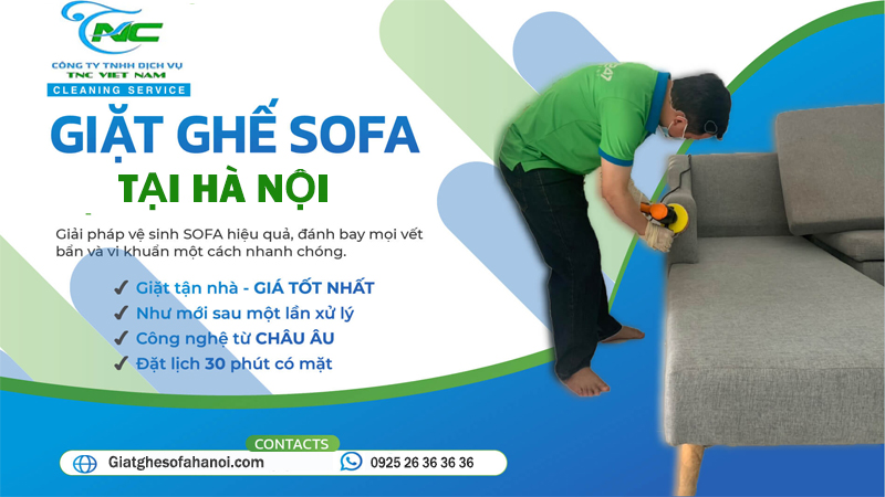 Giặt sofa tại nhà Hà Nội