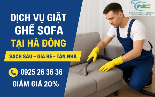 Dịch Vụ Giặt Ghế Sofa Tại Hà Đông