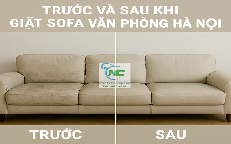 Dịch vụ giặt ghế sofa văn phòng tại Hà Nội
