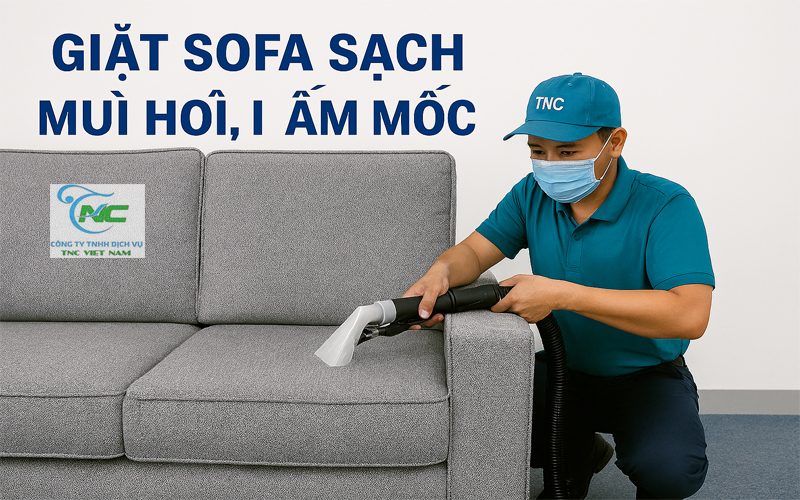 Giặt sofa sạch mùi hôi, ẩm mốc