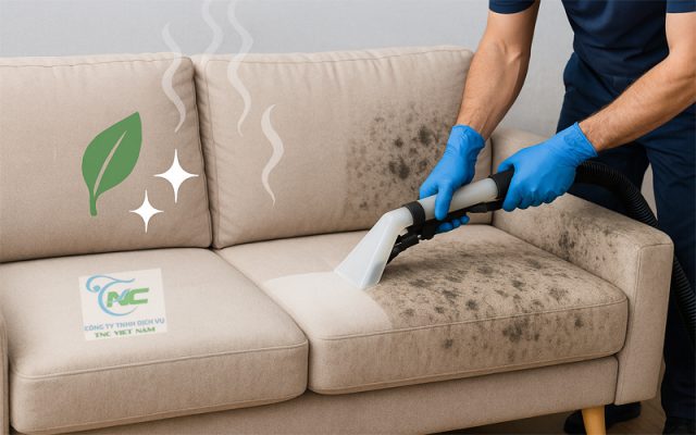 Dịch vụ giặt sofa sạch mùi hôi, ẩm mốc