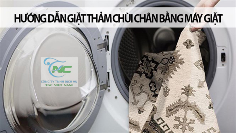 Giặt thảm bằng máy giặt được không?