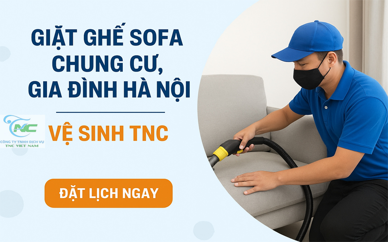 Giặt ghế sofa chung cư, gia đình Hà Nội