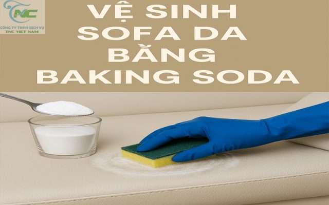 Vệ Sinh Sofa Da Bằng Baking Soda
