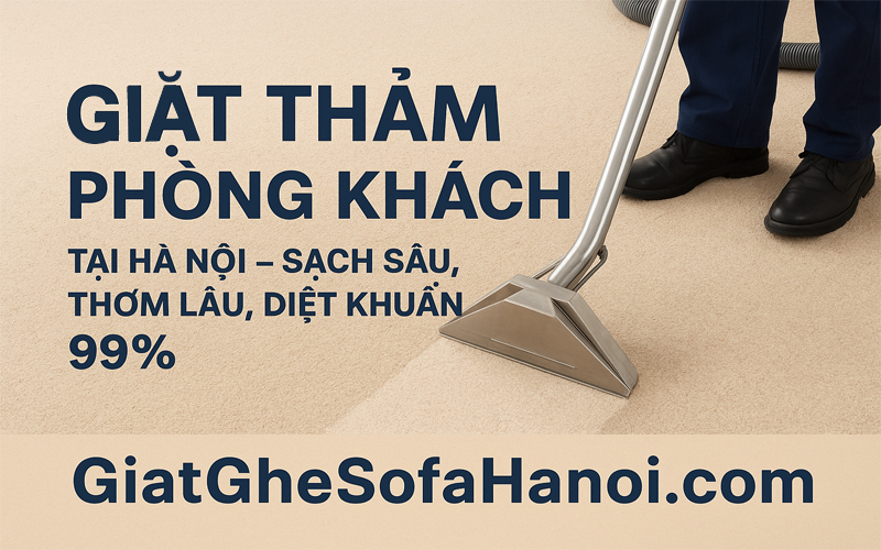 Giặt thảm phòng khách