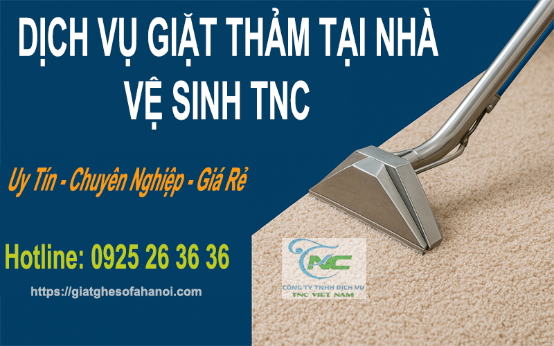 Dịch vụ giặt thảm tại nhà Hà Nội