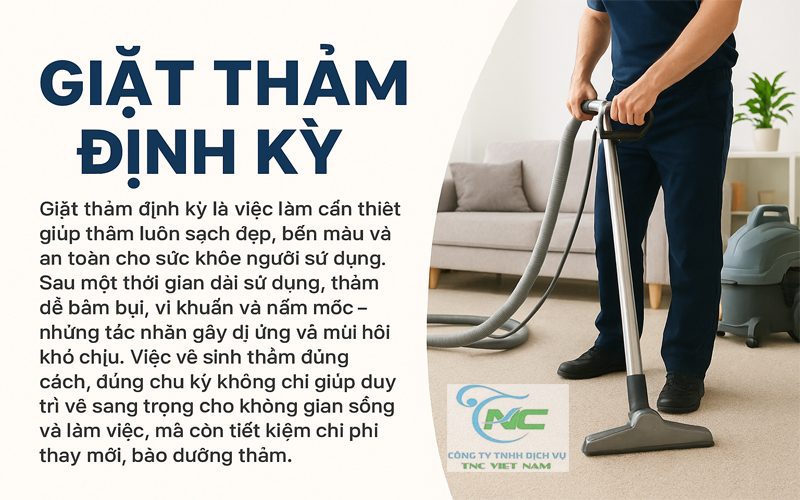 Lợi ích giặt thảm định kỳ