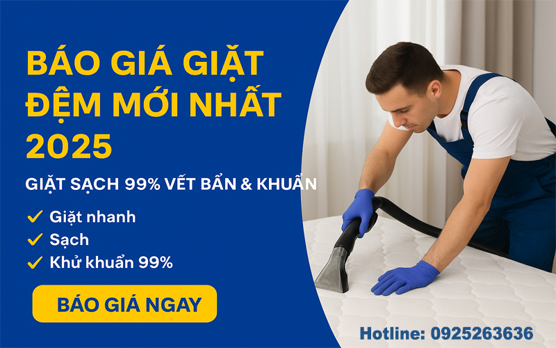 Báo Giá Giặt Đệm Tại Nhà