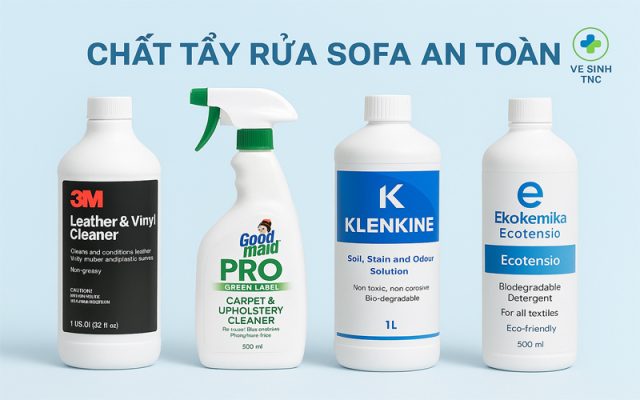 Hóa Chất tẩy rửa sofa an toàn