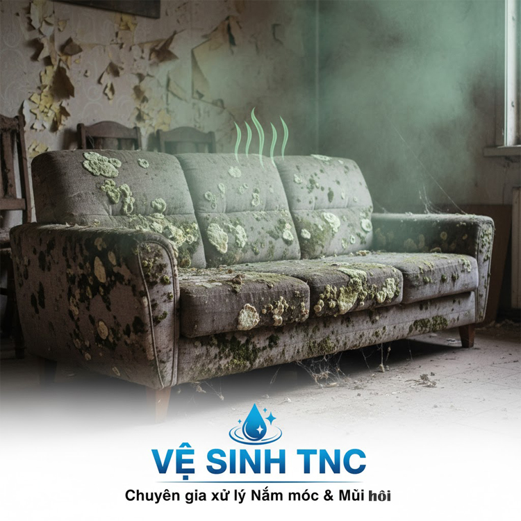 Dấu Hiệu Sofa Bị Mốc, Hôi 