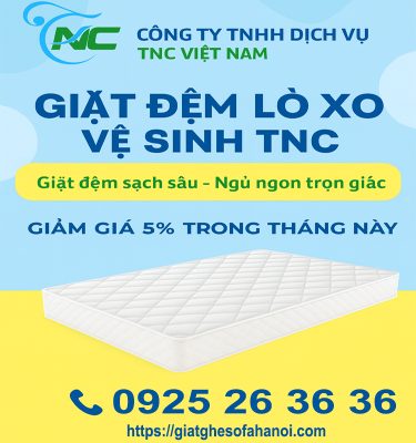 Dịch Vụ Giặt Đệm Lò Xo