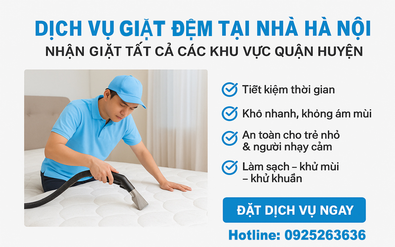 Dịch Vụ Giặt Đệm Lò Xo tại Hà Nội