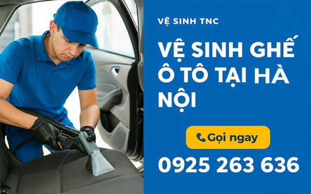 Vệ sinh ghế ô tô tại Hà Nội