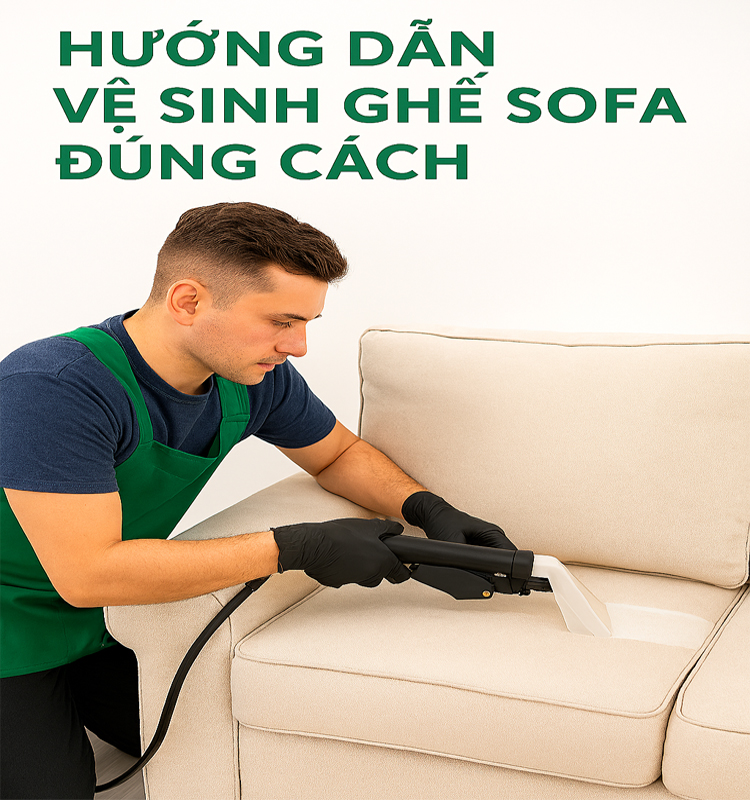Giặt ghế sofa như thế nào cho đúng