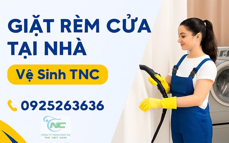 Giặt rèm cửa tại nhà
