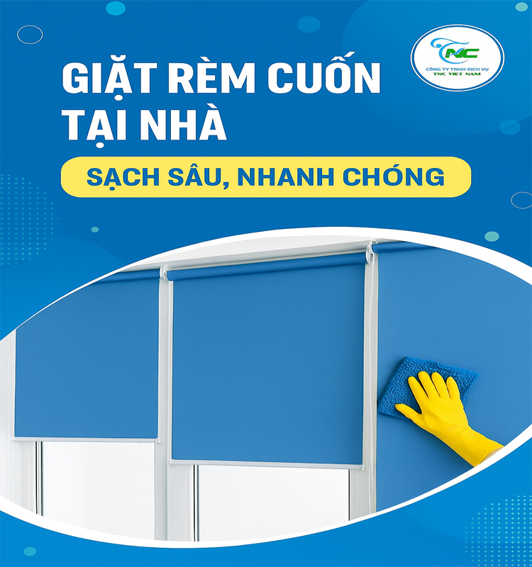 Dịch vụ giặt rèm cuốn tại nhà