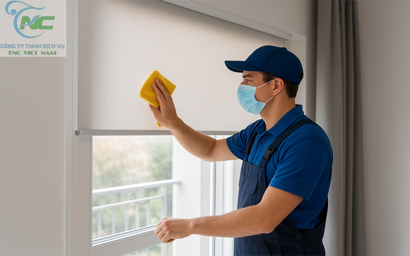 Giặt rèm cuốn tại nhà