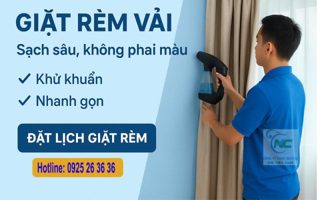 Dịch Vụ Giặt Rèm Vải Tại Nhà