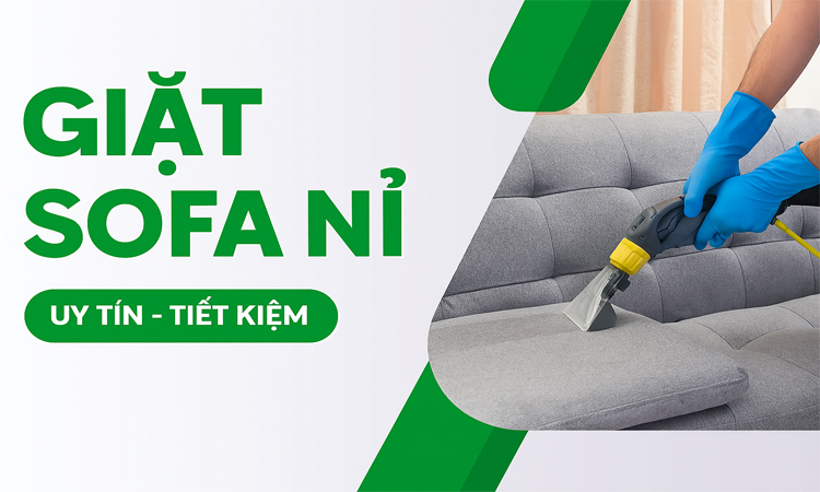 Giặt Ghế sofa Nỉ