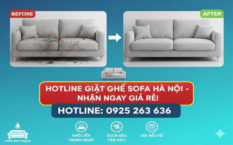 Hotline Giặt Ghế Sofa Hà Nội