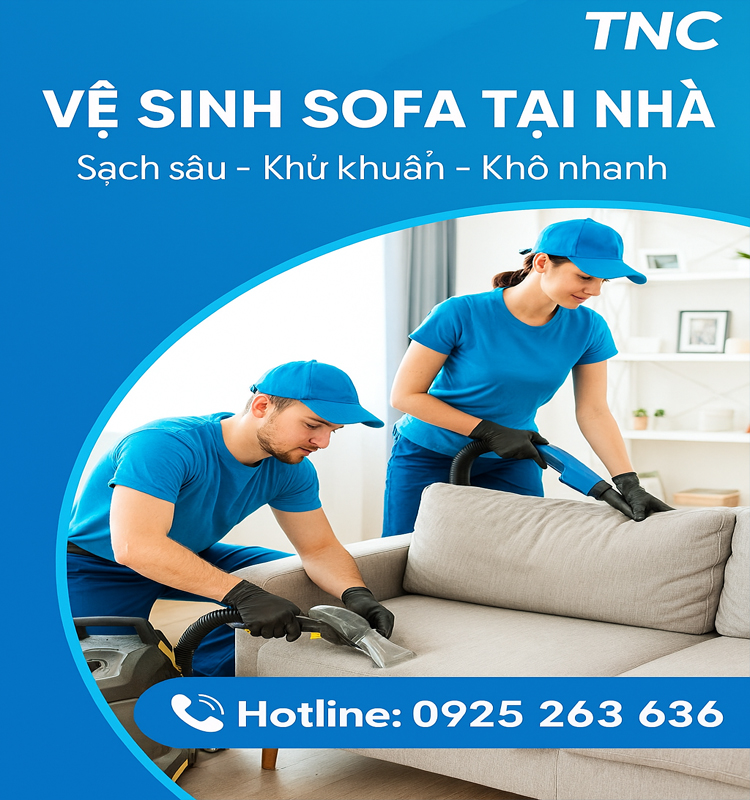 Dịch vụ vệ sinh sofa tại nhà Hà Nội