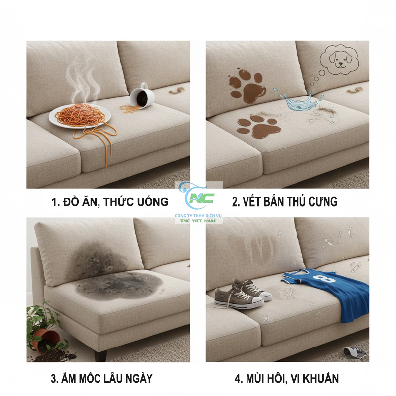 Nguyên Nhân Ghế Sofa Bị Mùi Hôi