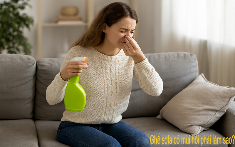 Ghế sofa có mùi hôi phải làm sao?