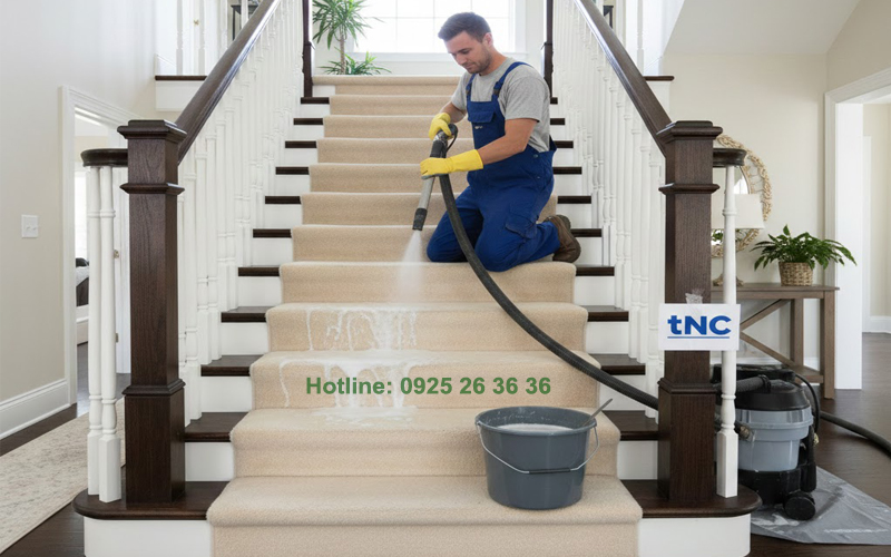 Giặt Thảm Cầu Thang